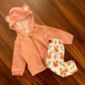 Cute fox outfit! NWOT